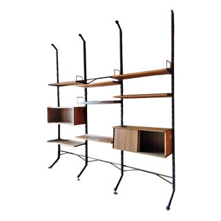 Mid-Century Wall Unit by Ico & Luisa Parisi for Mim Roma, 1960s, Set of 3 For Sale