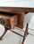 English Crotch Mahogany Dropleaf Side Table For Sale - Image 14 of 17