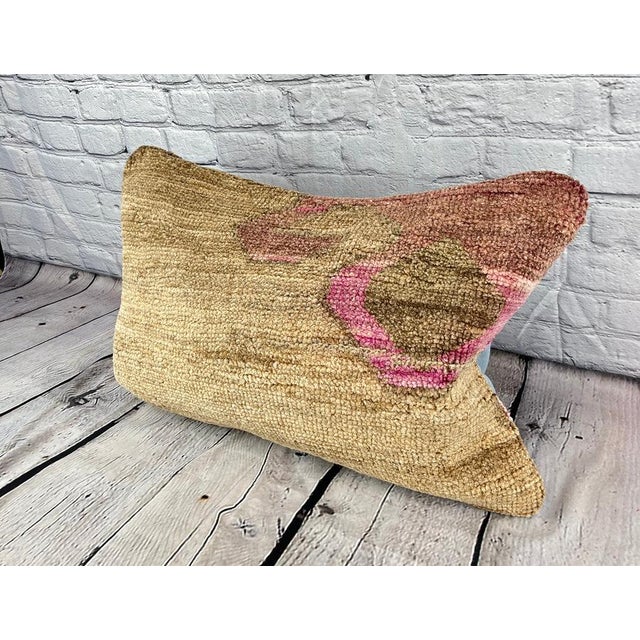 Vintage Pillow Case Turkish Rug Pillow Decorative Rug Pillow Dry cleaning only. PILLOW INSERT IS NOT INCLUDED