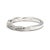 Diamond Direct Twisted .20ctw Diamond Band Ring, 14k White Gold, Ring Size 5.25 For Sale - Image 4 of 7