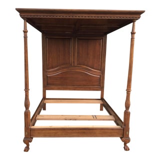 Henredon Queen Canopy Bed Frame For Sale