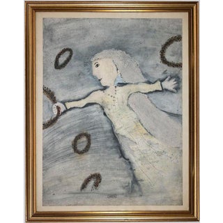 Gabrijel Stupika, The Bride, 1980s, Etching, Framed For Sale