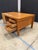 Mid-century modern executive desk by D-Scan, made in Singapore in the Danish Modern style, with the original d-Scan...