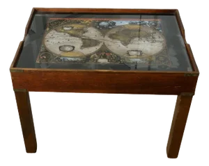 Metamorphic Campaign Coffee Table from Jansen, 1960s