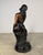 Large Classical Bronze Sculpture of Seated Woman With Flowers - 32” H For Sale - Image 11 of 11