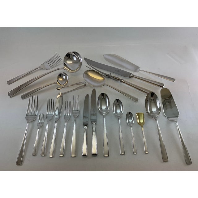 New 1980s Complete European Cutlery Set for 12, Including Fish Eaters & Serving Pieces 144 Pieces. For Sale - Image 10 of 18