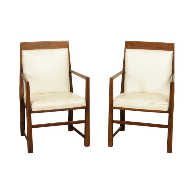 Dorothy Lerner Mid Century Modern Armchairs (B) - A Pair For Sale - Image 13 of 13