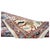 21st Century Wool Afghan Sultanabad 3x12 Ivory, Red, & Blue Handmade Runner Rug #1143666 For Sale - Image 4 of 5