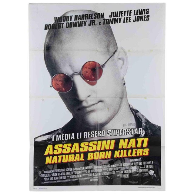 Paper Natural Born Killers Film Poster, Italy, 1994 For Sale - Image 7 of 7