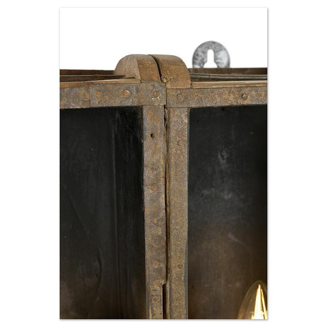 Brick Molds Transformed Into Wall Lamp For Sale - Image 6 of 7