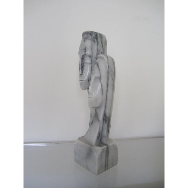 Stone Marble Male Female Sculpture For Sale - Image 7 of 10