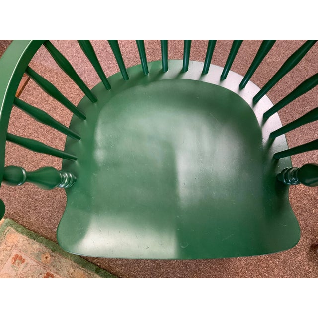 Green 20th Century Ethan Allen Windsor Chair For Sale - Image 8 of 9