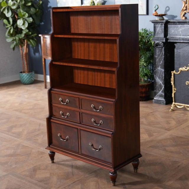 Niagara Furniture Waterfall Mahogany Bookcase For Sale - Image 6 of 12