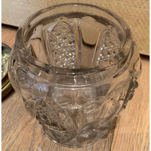 Metal Mid 20th Century Antique British Biscuit Jar For Sale - Image 7 of 11