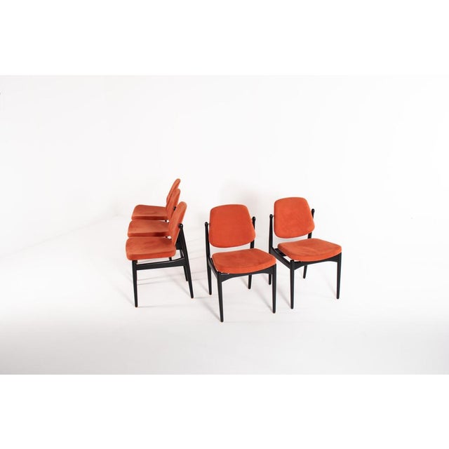 Vintage Chairs by Arne Vodder for France & Son, 1960, Set of 5 For Sale - Image 11 of 17