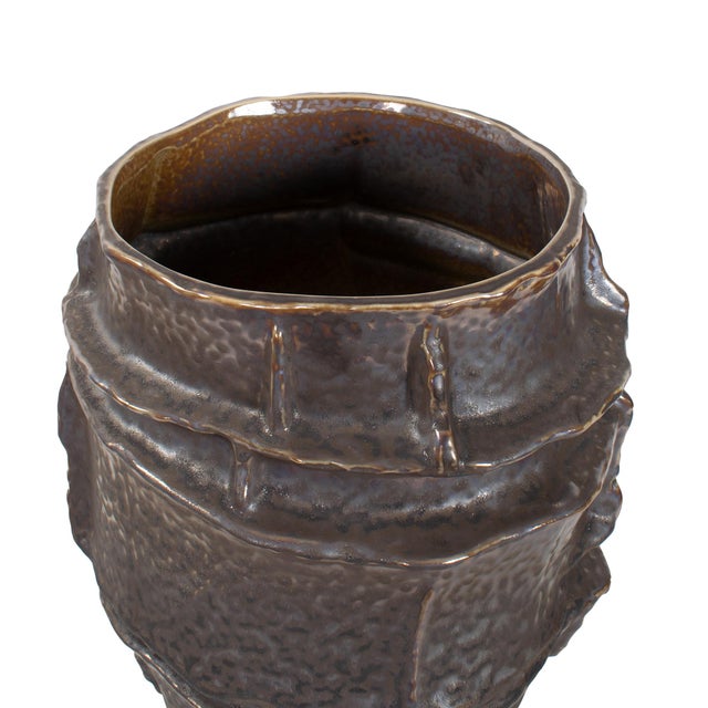 2020s Fossil Ridge Vase Large For Sale - Image 5 of 11