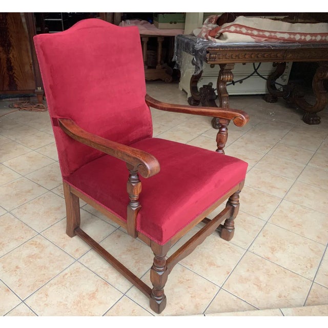 Wood Vintage Armchair, 1970s For Sale - Image 7 of 7