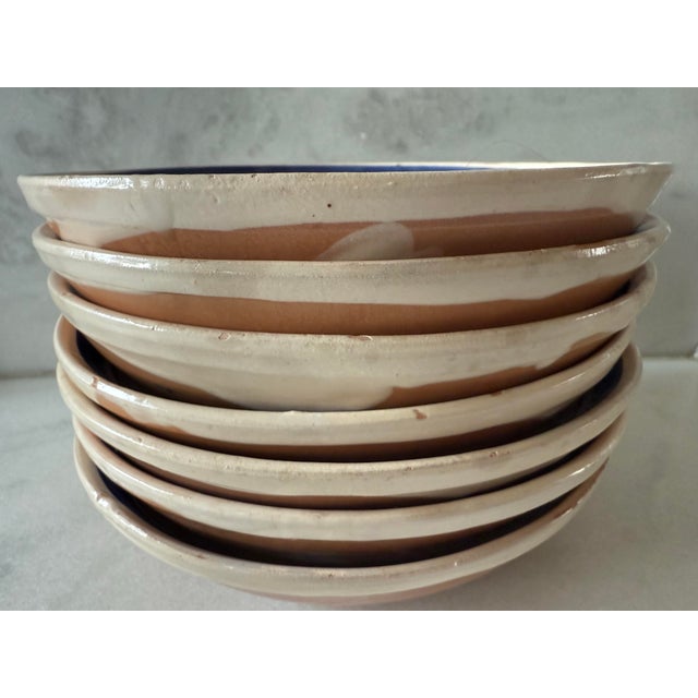 Set of 7 Lamas Ceramiche Grape Design Pottery Bowls For Sale - Image 9 of 11