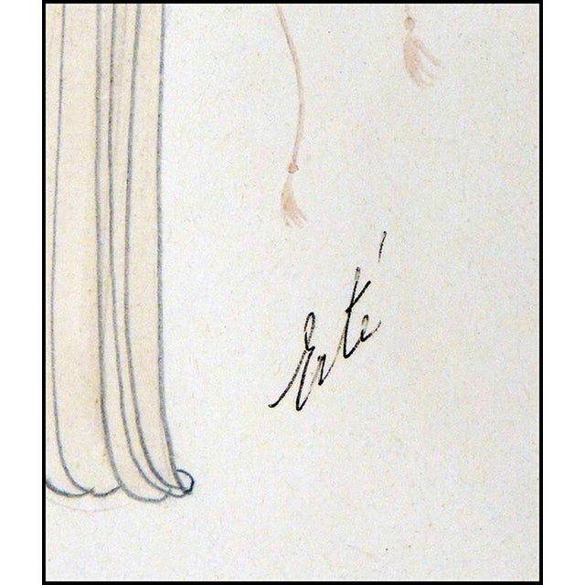Erté Early 20th Century Evening Dress, Erté For Sale - Image 4 of 7