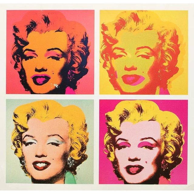 1989 After Andy Warhol "Four Marilyns, 1964 and 1967" Print Book Cover For Sale - Image 11 of 11