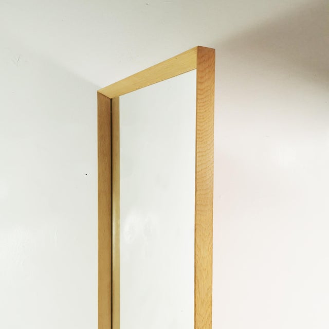 Minimalist Wall Mirror from Aarhus Glasimport, Denmark, 1960s For Sale - Image 11 of 16