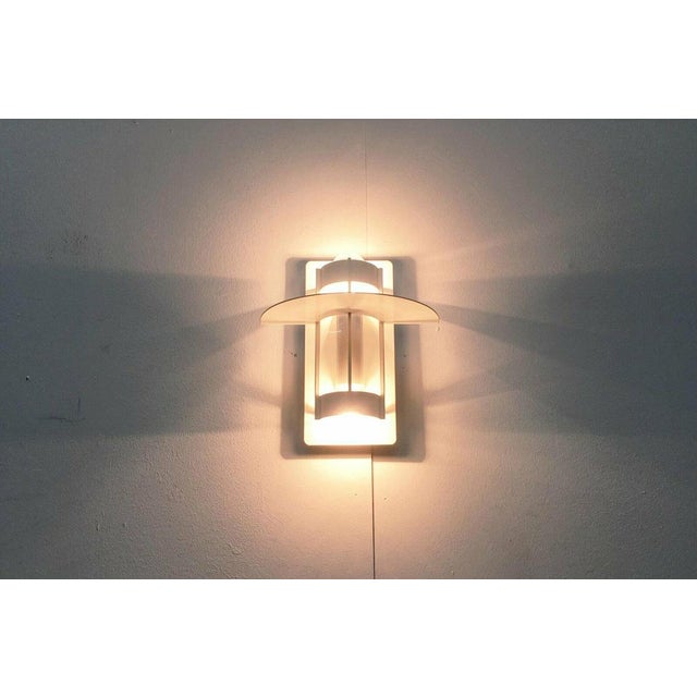 White Mid-Century Modern Danish Saturn Wall Lamp by Joachim Lepper for Louis Poulsen, 1960s For Sale - Image 8 of 18