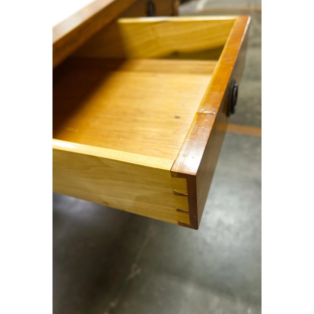 Late 20th Century Pink Marble Top Wooden Desk For Sale - Image 10 of 10