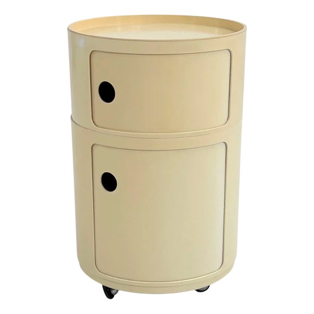 Large Round Componibili Storage Unit by Anna Castelli for Kartell, 1970s For Sale