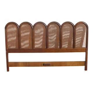Drexel French Provincial Cane King Headboard For Sale