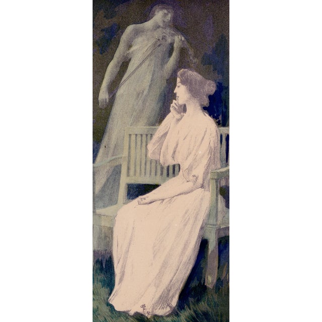 Auguste-François Gorguet, Andante Nocturne, 1897, Lithograph on Paper For Sale - Image 3 of 10