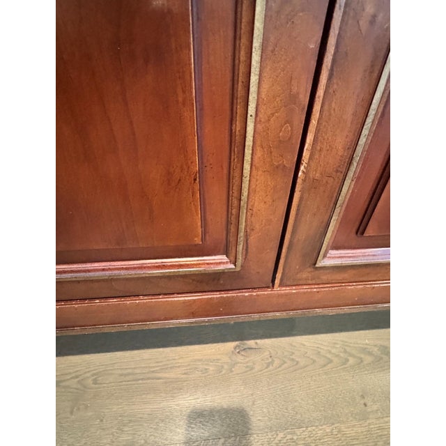 2000 - 2009 Vintage Baker Furniture Mahogany Armoire For Sale - Image 5 of 10