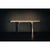 Andrew Unique Console Table in Travertine Stone & Brass by Alex Turco One Of a Kind Dimensions: D 38 x W 185 x H 78 cm....