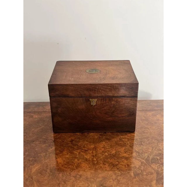 Late 19th Century Victorian Rosewood Stationary Box, 1880s For Sale - Image 5 of 9