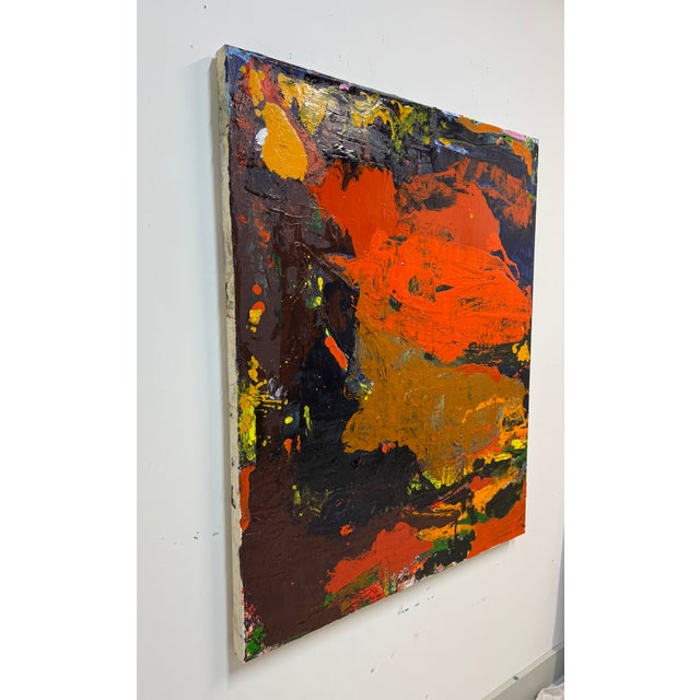 Tectonic Heat, Contemporary Abstract Painting by Matt Higgins For Sale - Image 4 of 9