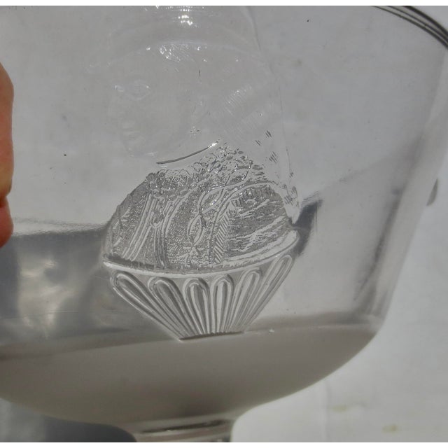 Glass "Opera" Pattern Produced by Adams & Company in the 1870s. For Sale - Image 7 of 13