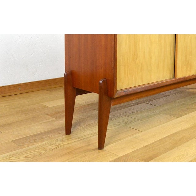 Vintage Compass Leg Sideboard Eros Edition by Gustave Gautier, 1950 For Sale - Image 12 of 13