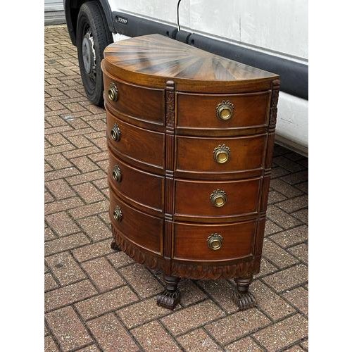 Chest of Drawers with Sunburst Inlaid Top For Sale - Image 15 of 18