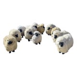 1990s Vintage Lalanne Style Sheep Ottomans - Set of 11 For Sale