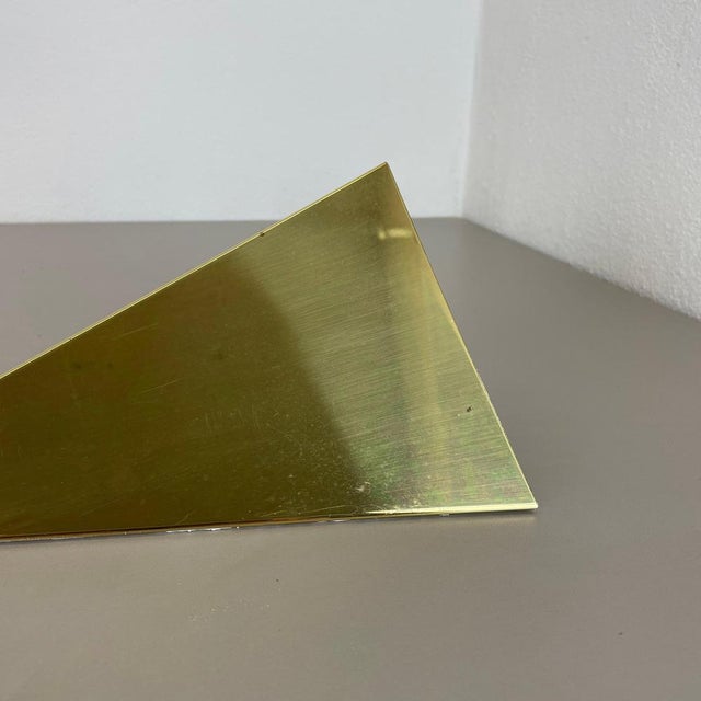 Gold Brass Wall Light Sconces from Bankamp Leuchten, Germany, 1980, Set of 2 For Sale - Image 8 of 16