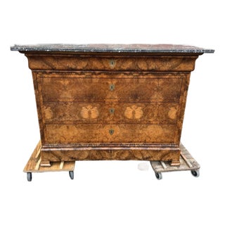 Louis Philippe Marble Top Commode For Sale