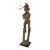 Early 20th Century Pende Standing Stilted Wood Figure on Custom Base For Sale