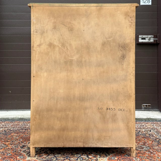 Mid 20th Century Drexel Country Farmhouse Paint Decorated Highboy Dresser For Sale - Image 11 of 18