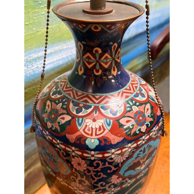 Mid Century Kutani Table Lamp For Sale - Image 10 of 12