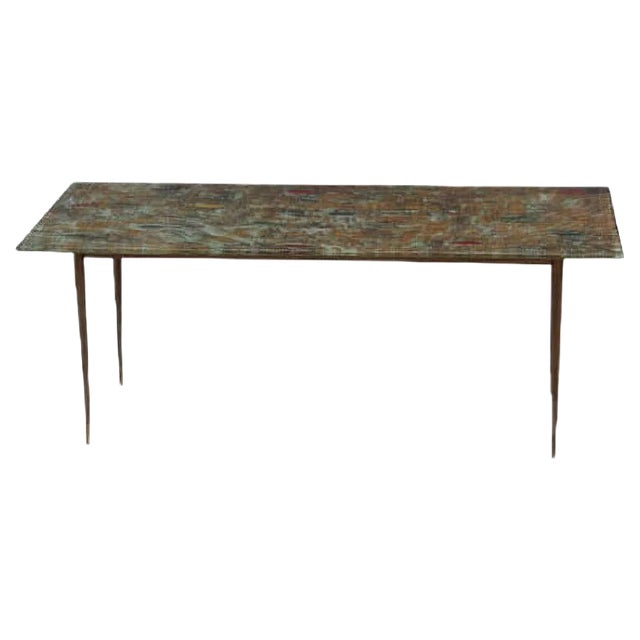 Italian Coffee Table from Cristal Art, 1950s For Sale