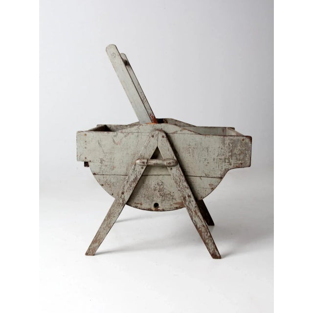 Antique Rocking Laundry Wash Tub For Sale - Image 9 of 13