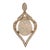 Ethiopian Opal With Natural Diamond Accents: Solid 14k Gold - Pear Cut 18x13mm For Sale