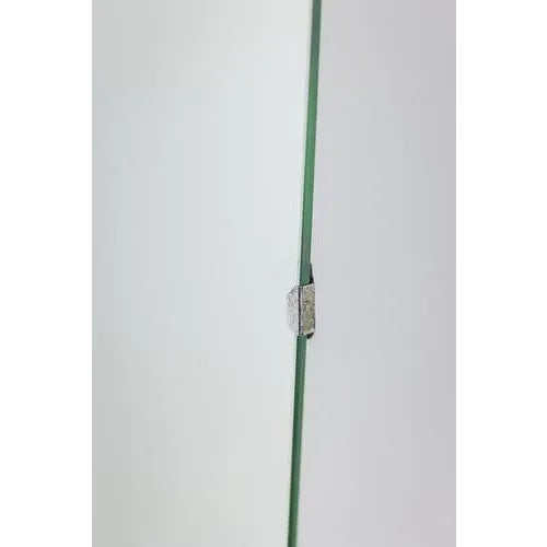 Full-Length Mirror with Black Lacquered Metal Base, 1960s For Sale - Image 3 of 5