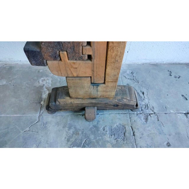 Luciano Bertolotto, Abstract Sculpture, 1990, Wood For Sale - Image 4 of 7