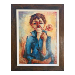 Felix Felmart, Clown Boy From Paris, Painting