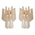 Contemporary Murano Glass Gold Wall Sconces by Simoeng, Set of 2 For Sale - Image 3 of 10